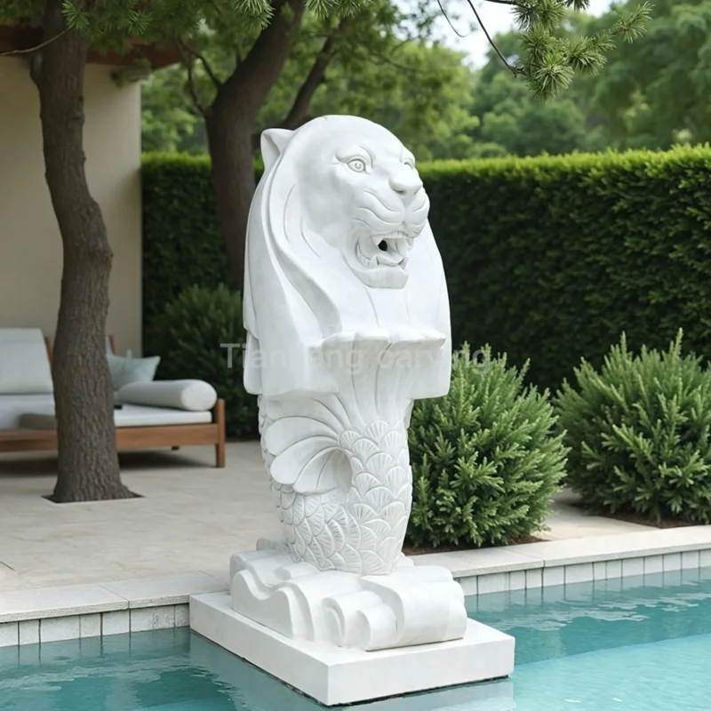 09993378-8d81-4521-bede-807f5c95fd70.webp Marble Merlion Fountain
