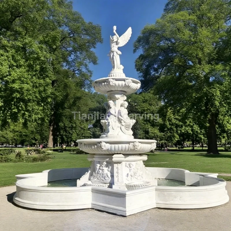1738c2b9-32f3-48f9-a30c-c0c051f8ab64.webp Marble European-style angel figure three-story fountain