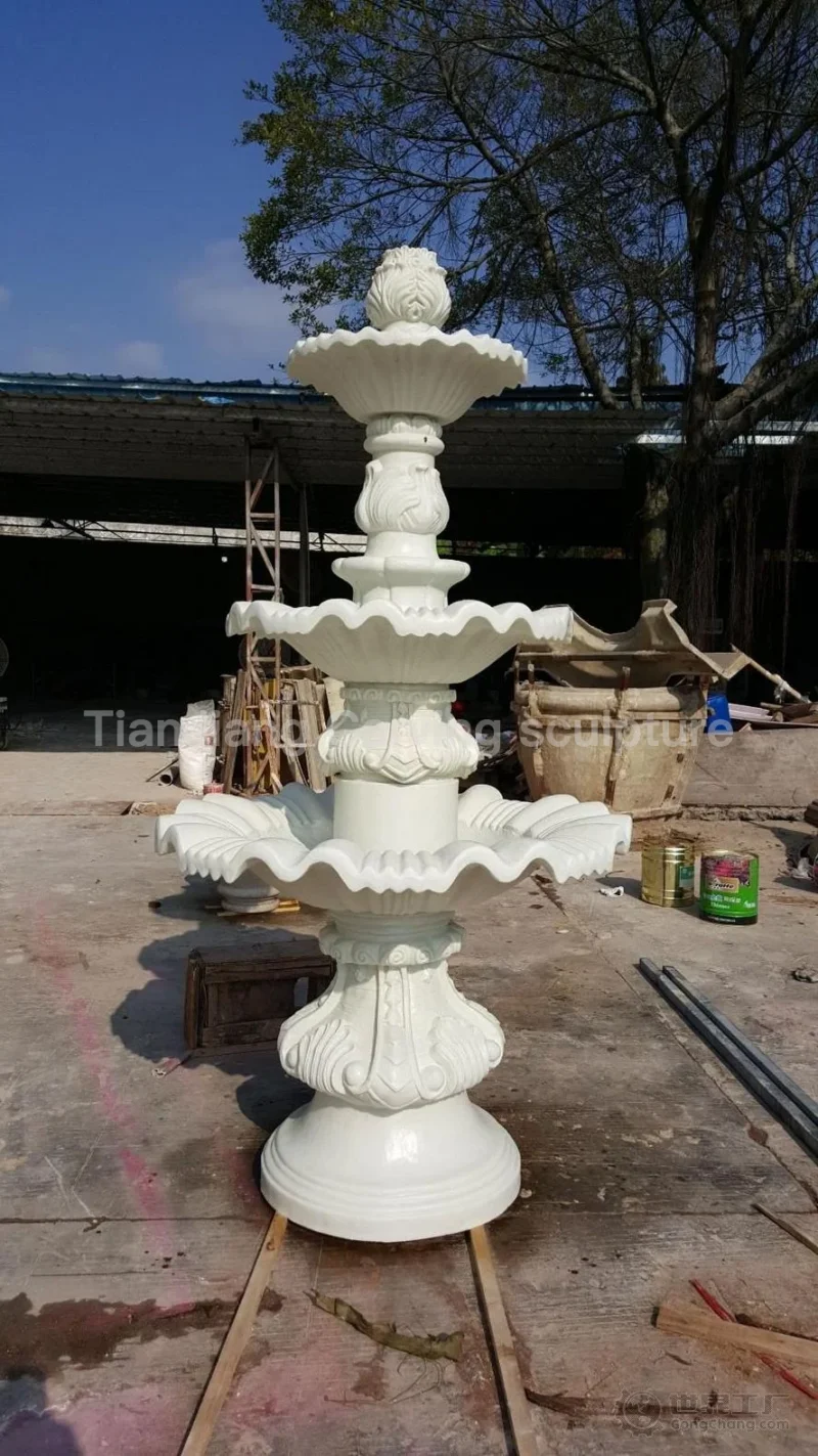 5aad52db-3dc5-4ea5-804b-3efab45ffa0a.webp White marble three-story European-style stone fountain