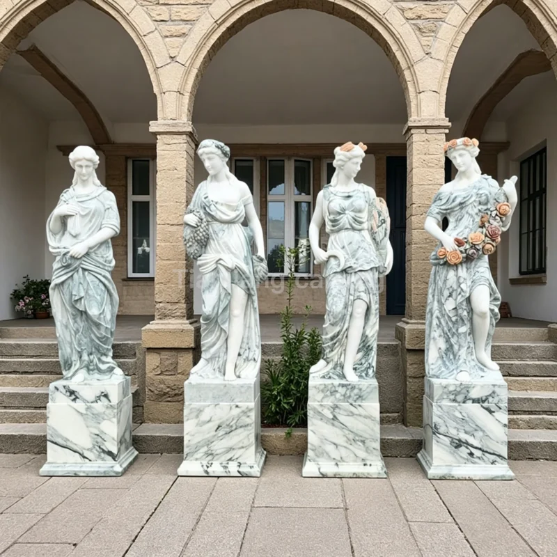 a9d7d187-6d16-4cb9-aaba-bc99a95dd387.webp Marble Goddess of Four Seasons (Four Elements) Statue Set