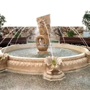 Sandstone European style large stone fountain