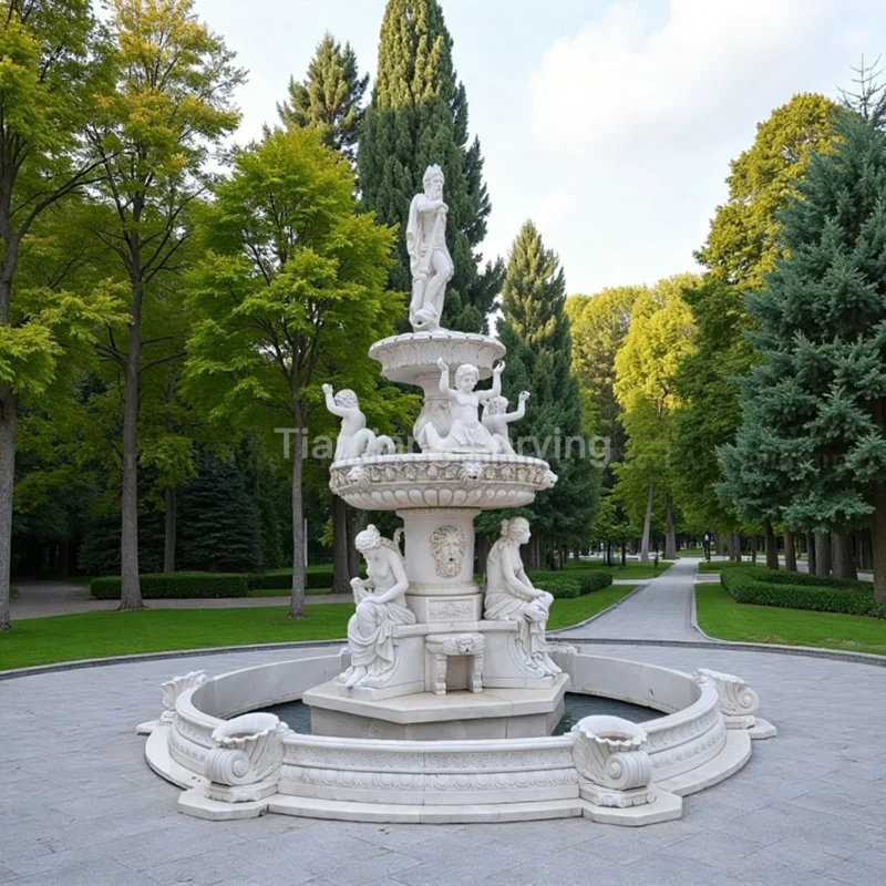 bf4aceb3-708c-4f60-9e94-4486b6311b99.webp White marble European style three-story stone sculpture fountain