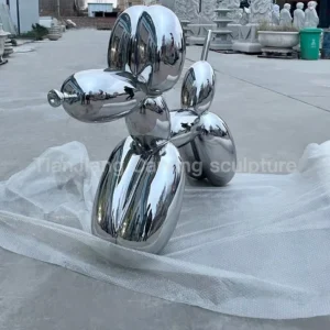 Stainless Steel Mirror Balloon Dog Sculpture