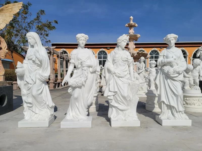 de57510d-0a77-4980-b09c-75a2527b8d27.webp White marble goddess of the four seasons sculpture