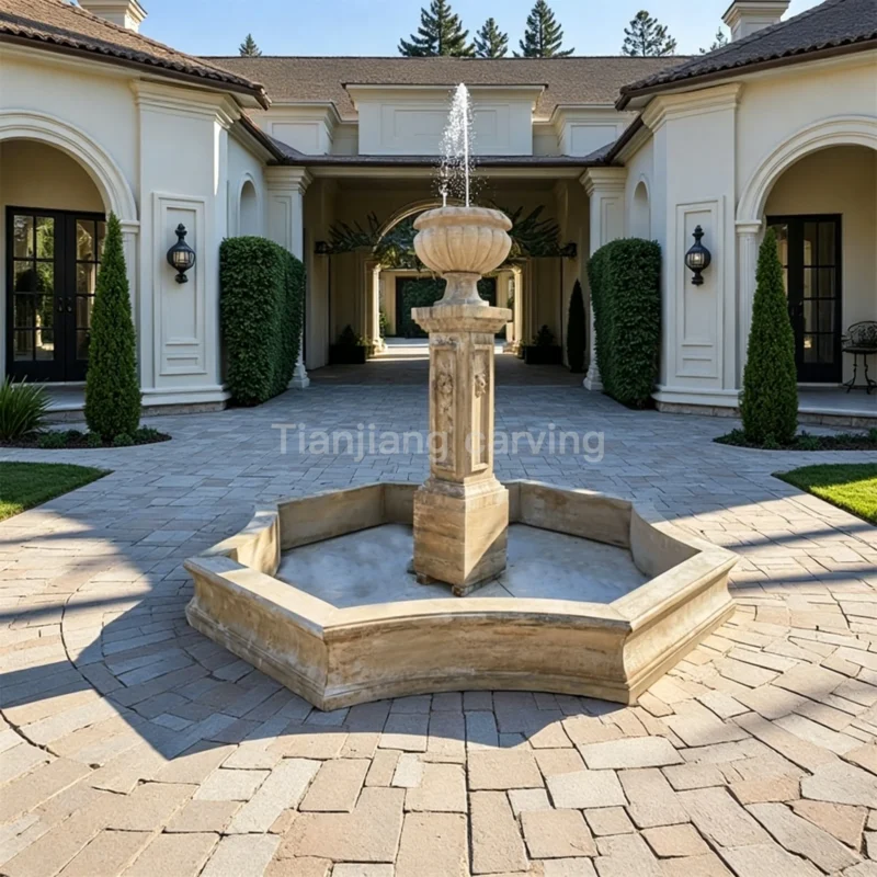 e9af928d-b346-4536-967b-a26578e81b6e.webp Beige marble European octagonal column fountain