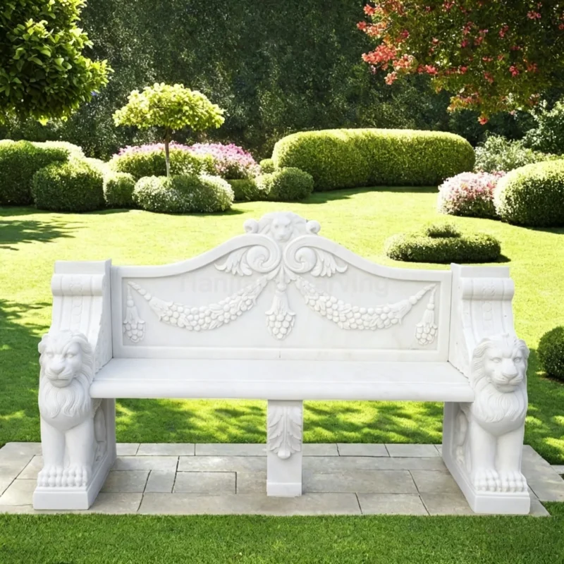 fcae0522-7d8f-4c43-a9cb-dd7391067657.webp White marble European style flying lion arm stone chair